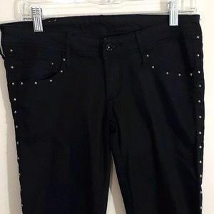 Black coated jeans